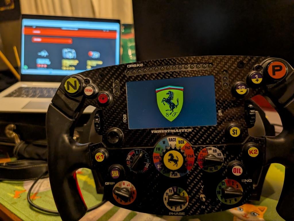 Thrustmaster SF1000 Ferrari F1 racestuur add-on, Ophalen of Verzenden, Zo goed als nieuw, Racen en Vliegen