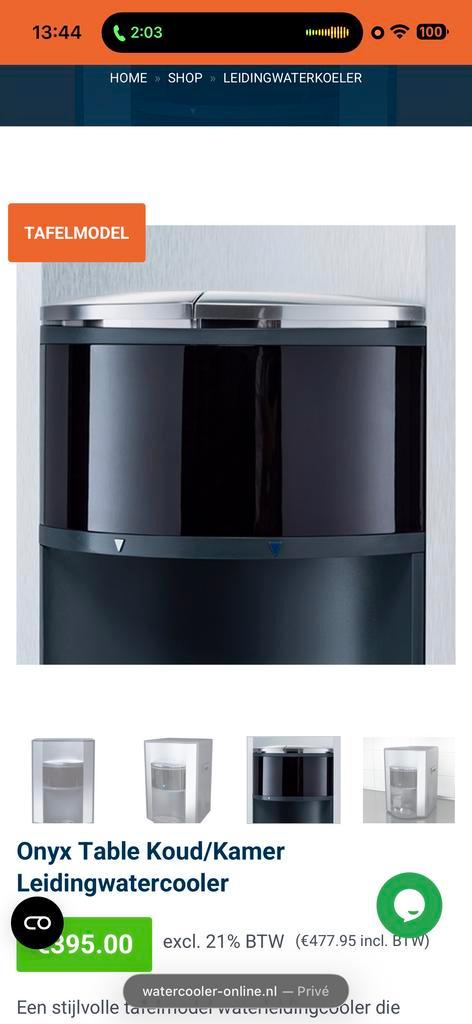 Oasis Waterkoeler - Tafelmodel Watermachine, Witgoed en Apparatuur, Waterkoelers, Gebruikt, Waterkoeler, Ophalen of Verzenden