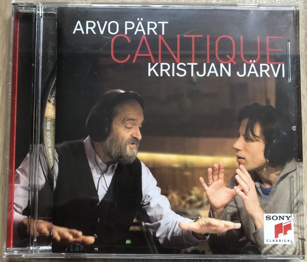 ARVO PART - CANTIQUE - KRISTJAN JARVI - SONY - CD, Ophalen of Verzenden, Zo goed als nieuw