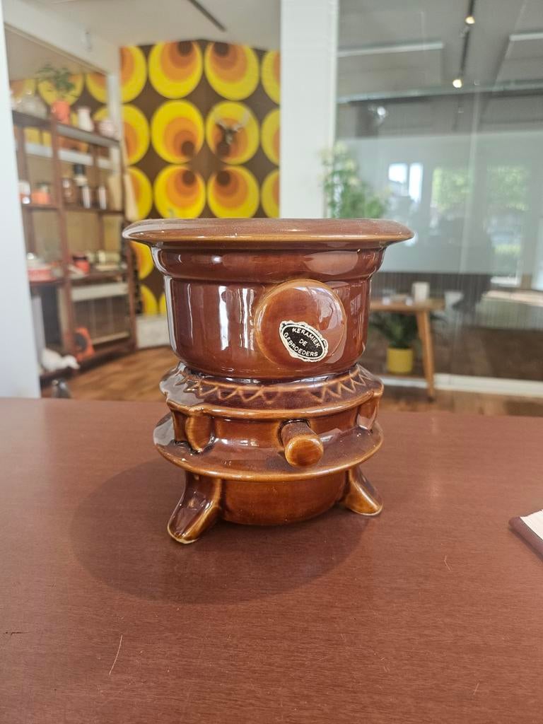 Vintage Keramiek De Gebroeders Bloempot/Plantenbak, Ophalen