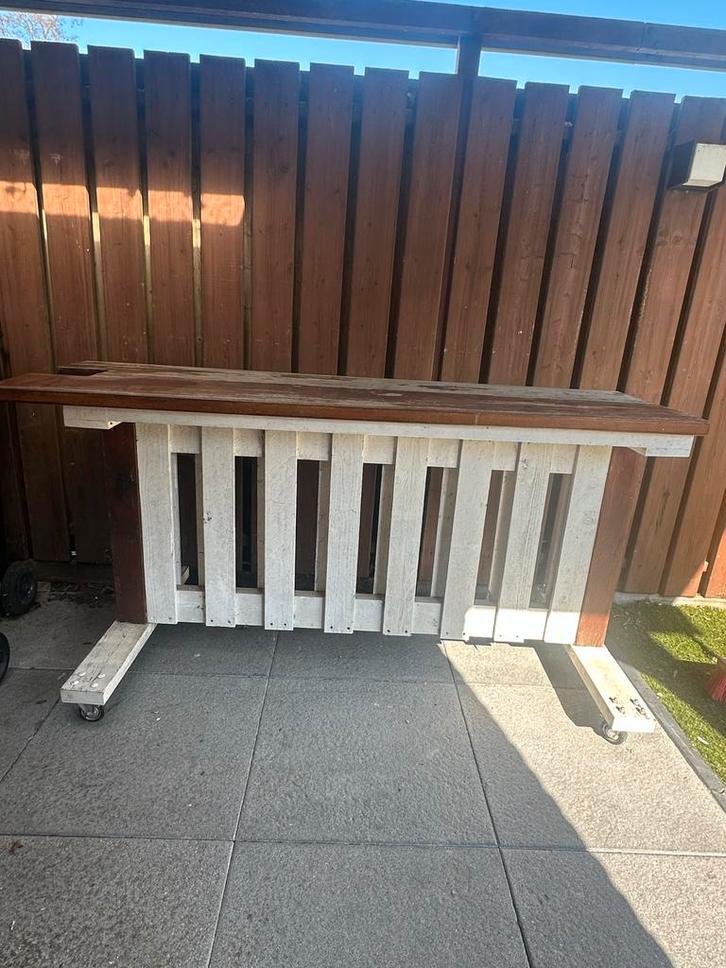 Buitenbar op wieltjes - Handig en Mobiel, Huis en Inrichting, Barren, Gebruikt, Ophalen