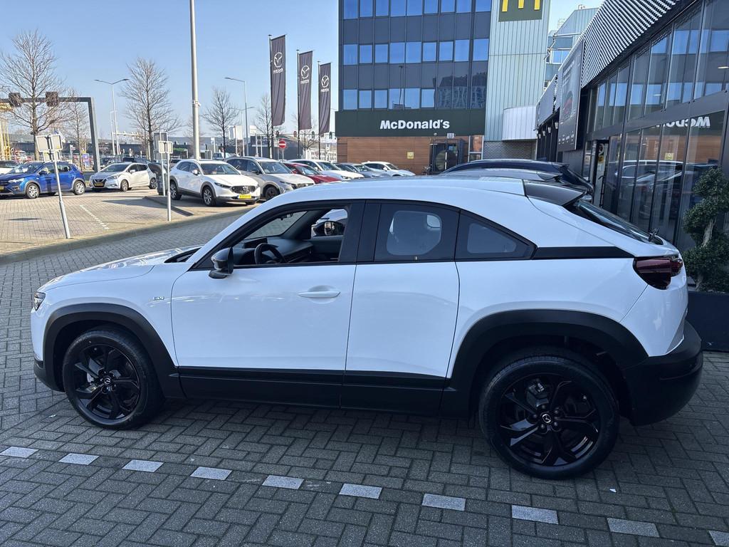 Mazda MX-30 e-SkyActiv EV 145 Prime-line 36 kWh Btw auto / D, Auto's, Mazda, 145 pk, Stof, Gebruikt, Zwart