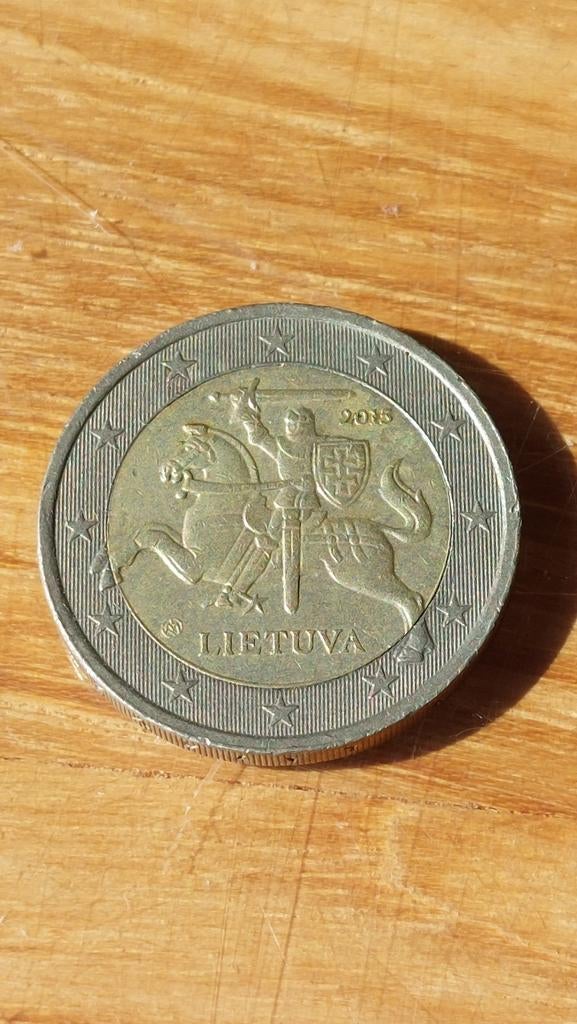 Litouwse 2 Euro munt 2015 - Vytis, Ophalen of Verzenden, Overige landen, 2 euro, Losse munt
