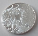 1 ounce zilveren Bull and Bear, Ophalen of Verzenden, Zilver