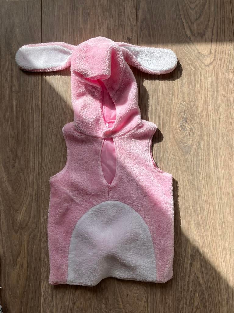 Roze konijnen pak maat 98/110, Kinderen en Baby's, Carnavalskleding en Verkleedspullen, Ophalen of Verzenden, Zo goed als nieuw