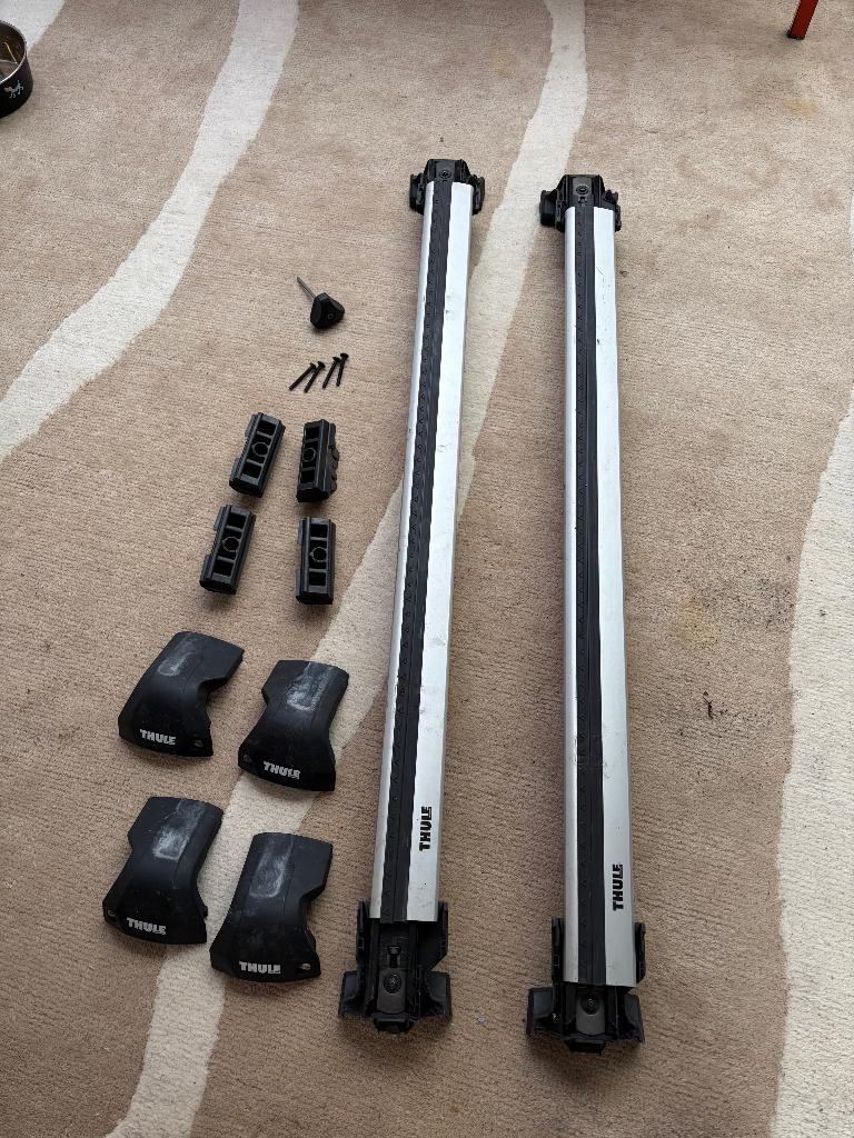 Thule Wingbar Edge dakdragers Volkswagen Transporter, Auto diversen, Dakdragers, Ophalen of Verzenden, Zo goed als nieuw