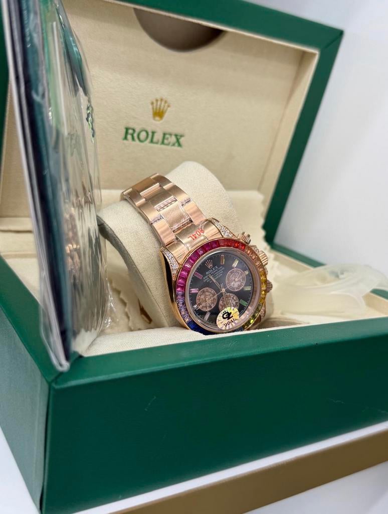 Rolex Daytona Rainbow”, Rolex, Polshorloge, Nieuw, Ophalen of Verzenden