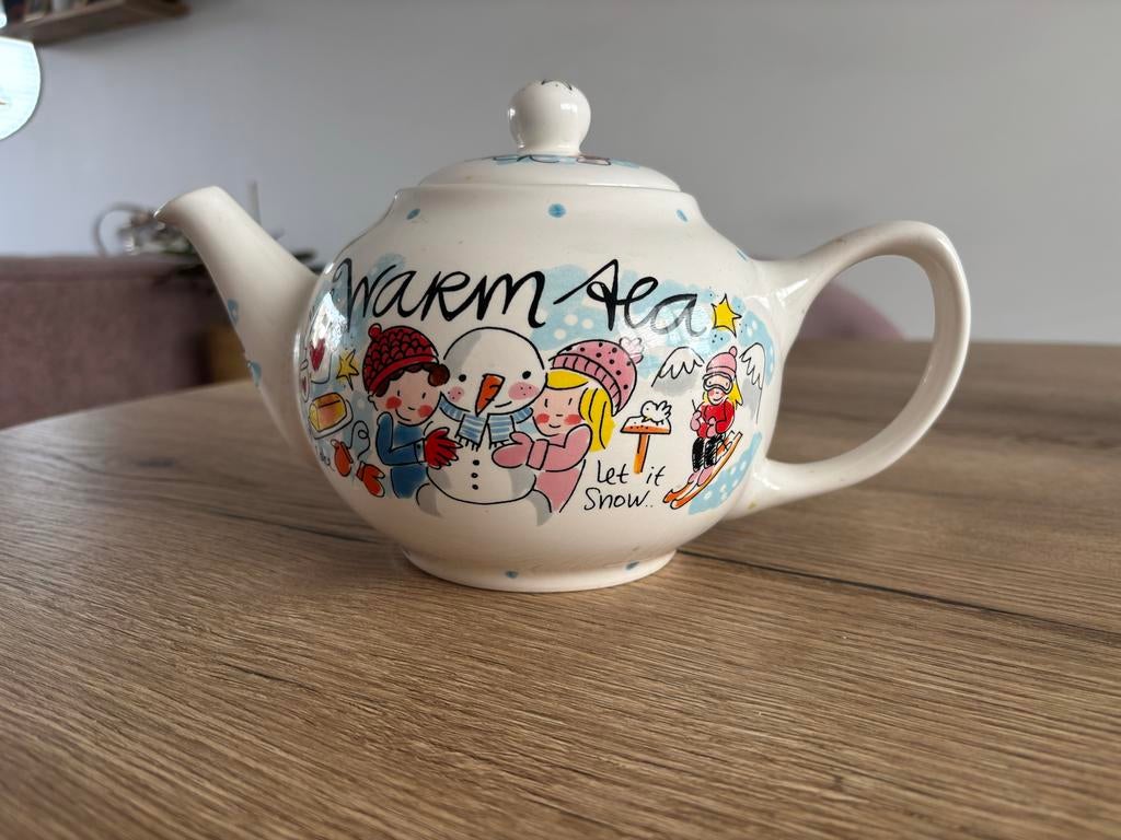 Blond Amsterdam Theepot 'Warm Tea Wonderful Winter', Gebruikt, Blond Amsterdam, Overige typen, Ophalen of Verzenden