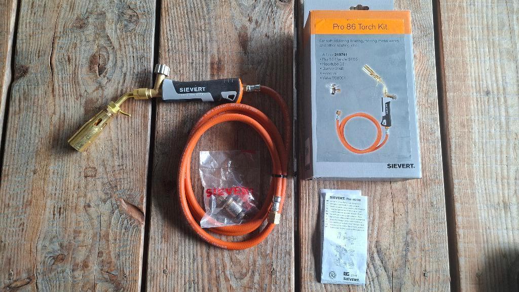 Sievert Pro 86 Torch Kit Brander en slang set. NIEUW!, ., Nieuw, Ophalen of Verzenden, .