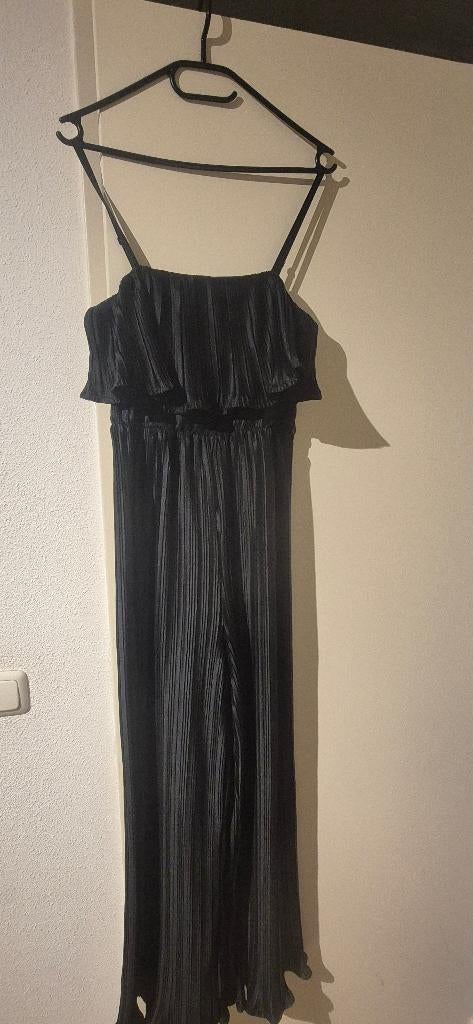 Jumpsuit zwart (wijd model), Kleding | Dames, Jumpsuits, Ophalen, Zo goed als nieuw, Maat 36 (S), Zwart