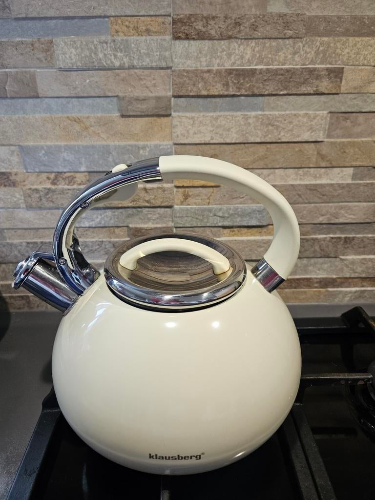 Klausberg fluitketel 2,7 liter, Ophalen of Verzenden