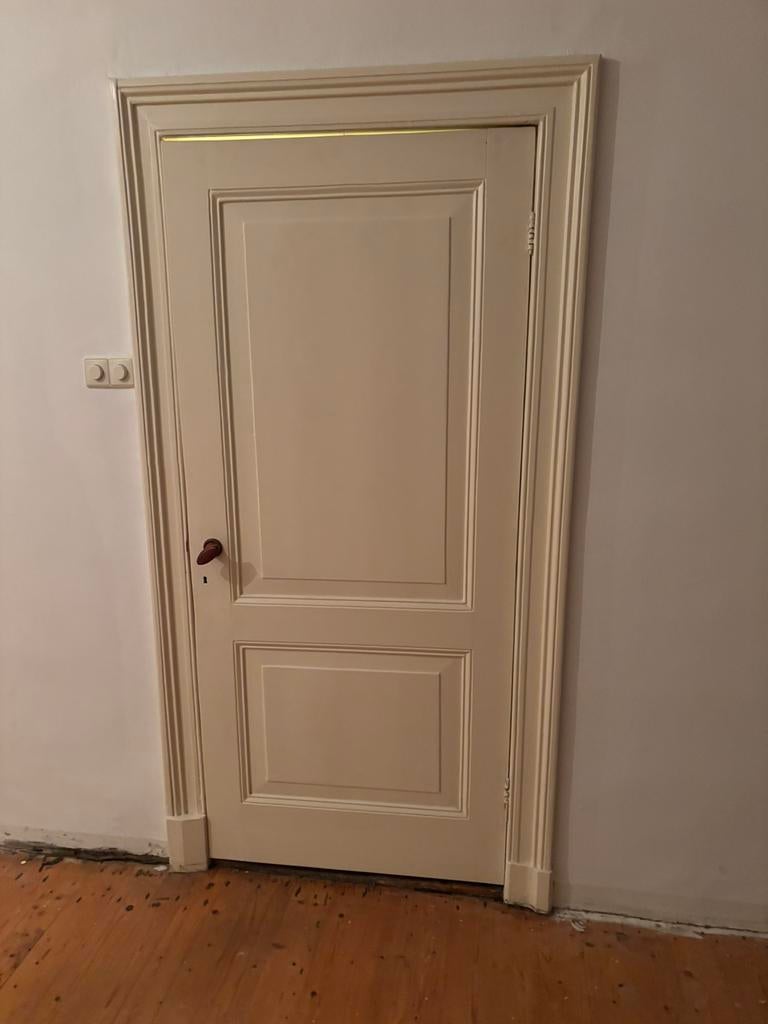 Antieke paneeldeur, Doe-het-zelf en Verbouw, Ophalen, Gebruikt, 80 tot 100 cm, Binnendeur