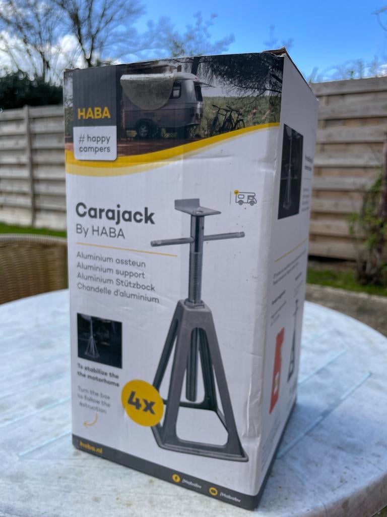 HABA Carajack Aluminium Assteun - Camper Stabilisatie, Caravans en Kamperen, Caravan accessoires, Ophalen of Verzenden, Gebruikt