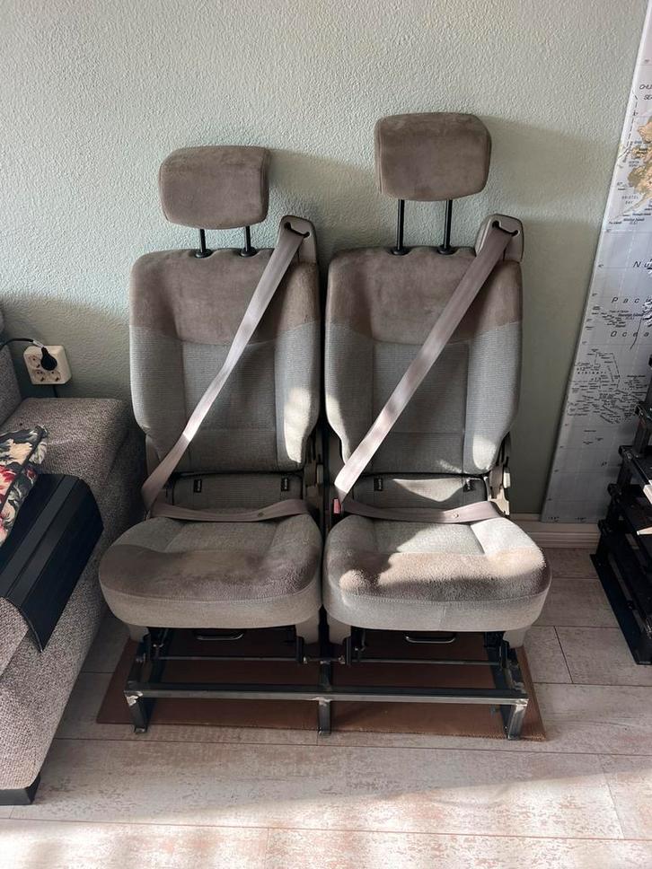 2 persoons bankje in je oldtimer camper bus 3p gordels isofi, Caravans en Kamperen, Camper-accessoires, Ophalen