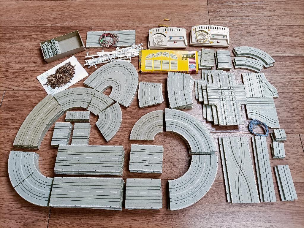 Faller AMS racebaan met 3x goed werkende auto, Overige merken, Racebaan, Ophalen of Verzenden, Zo goed als nieuw