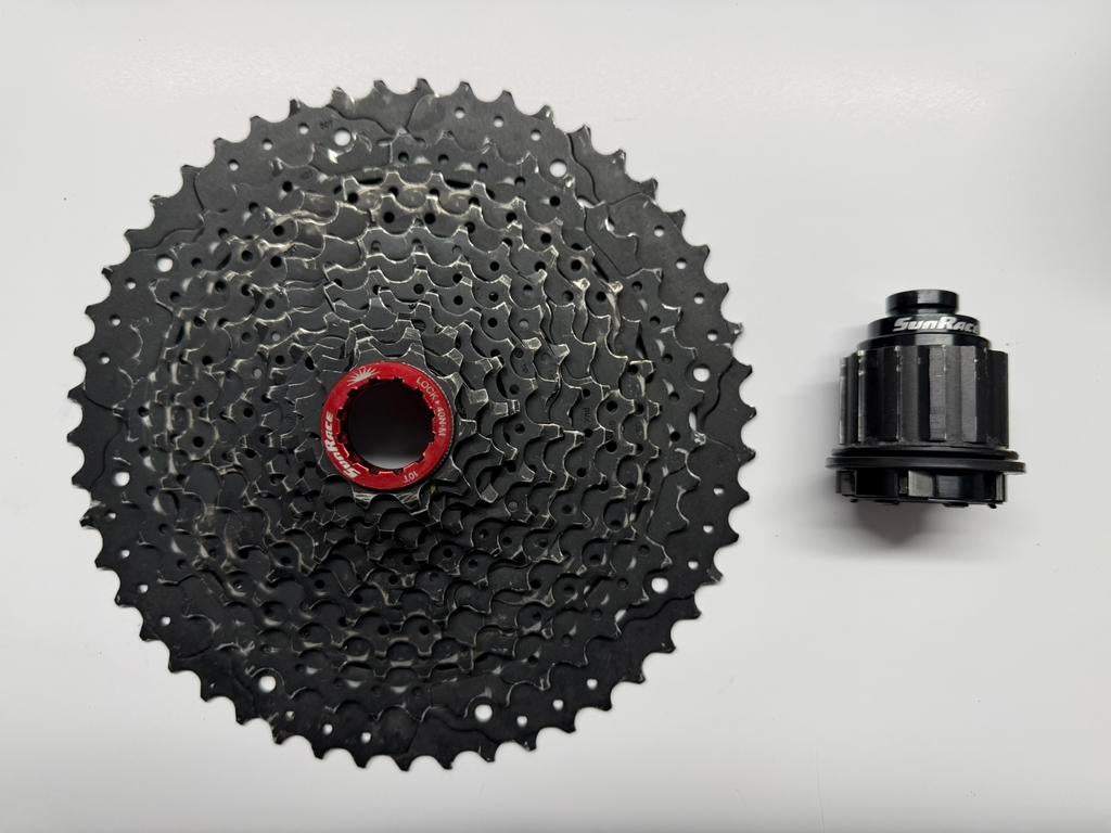 Sunrace 7075 Cassette 11-50T + GRX Wheelhub, Ophalen of Verzenden, Zo goed als nieuw, Stuur, Aluminium