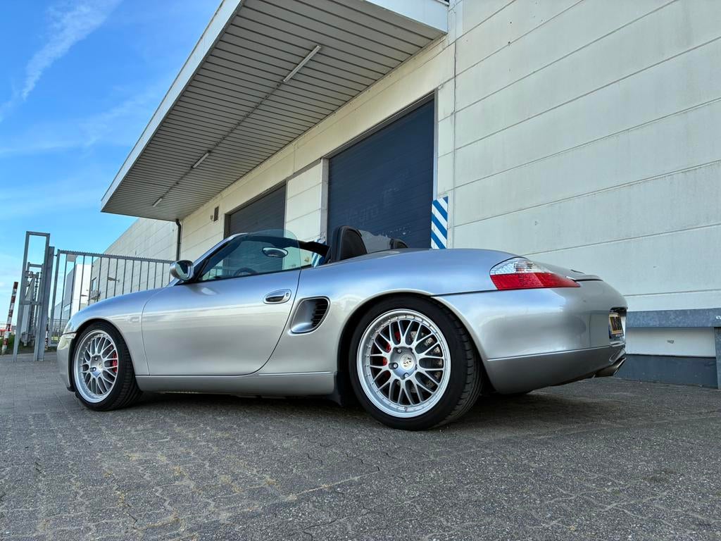 Porsche Boxster S, Auto's, Porsche, 251 pk, Zwart, Cabriolet, Leder