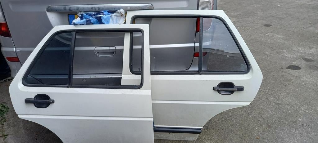 Auto deuren Volkswagen Jetta 1986, Auto-onderdelen, Gebruikt, Ophalen of Verzenden, Achter, Volkswagen