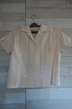Brocante blouse roze, Maat 38/40 (M), Ophalen of Verzenden, Onbekend, Roze