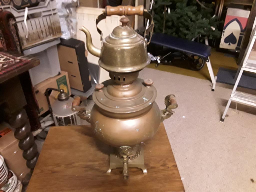 Turkse samovar, Antiek en Kunst, Antiek | Koper en Brons, Ophalen of Verzenden