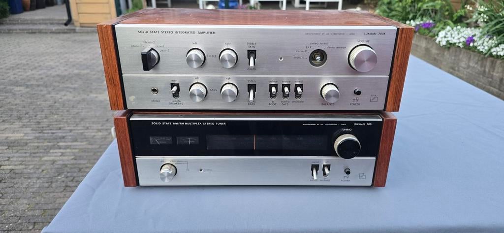 Luxman 700X Versterker & 700 Tuner Set - Vintage Audio, Ophalen of Verzenden, Gebruikt, Analoog