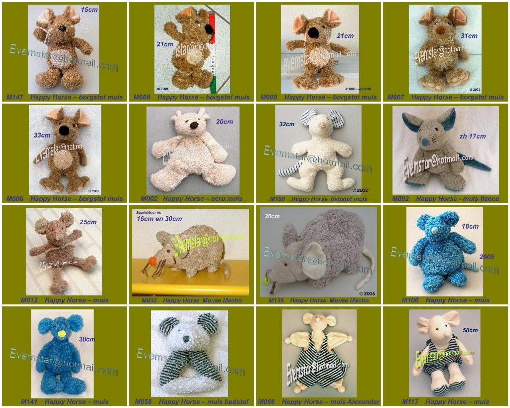 Muis Muisje Happy Horse Tiamo Hema ea merken, Ophalen, Zo goed als nieuw, Muis