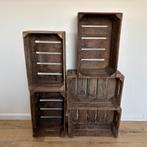 5 brocante houten fruitkisten veilingkisten fruitkistjes, Ophalen