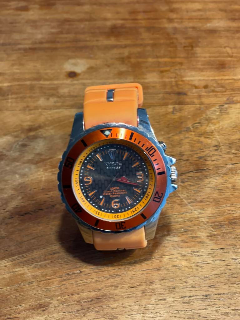 Twee kyboe horloges, Ophalen of Verzenden, Gebruikt, Overige merken