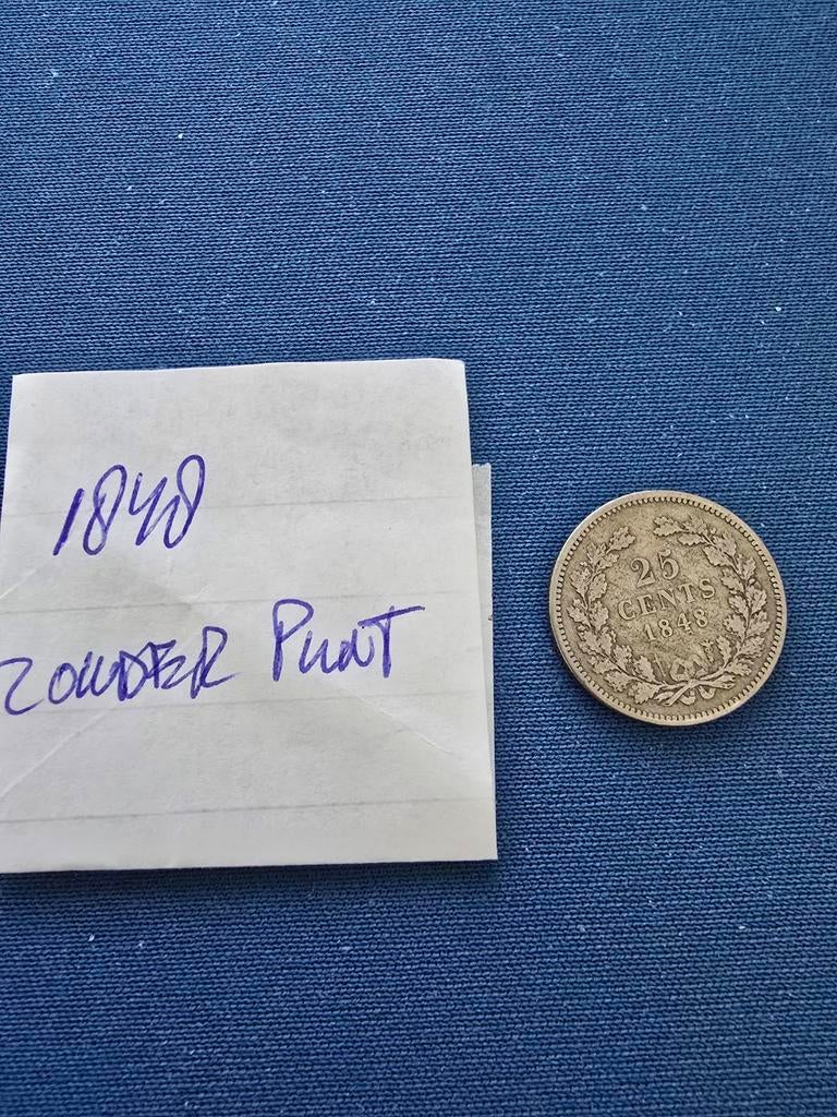 25 cent 1848  zonder punt, Postzegels en Munten, Munten | Europa | Euromunten, Ophalen of Verzenden, Portugal, 2 euro