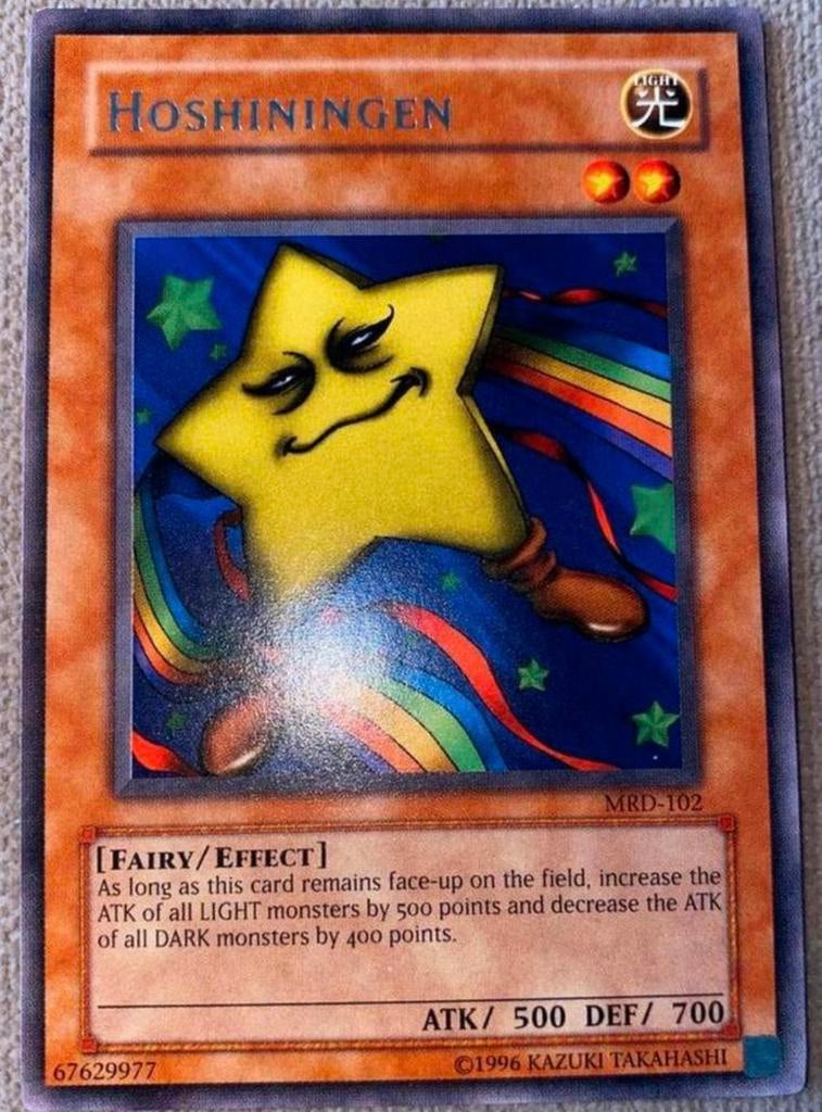 Yu-Gi-Oh! Hoshiningen MRD Old US Print !, Ophalen of Verzenden, Zo goed als nieuw, Losse kaart