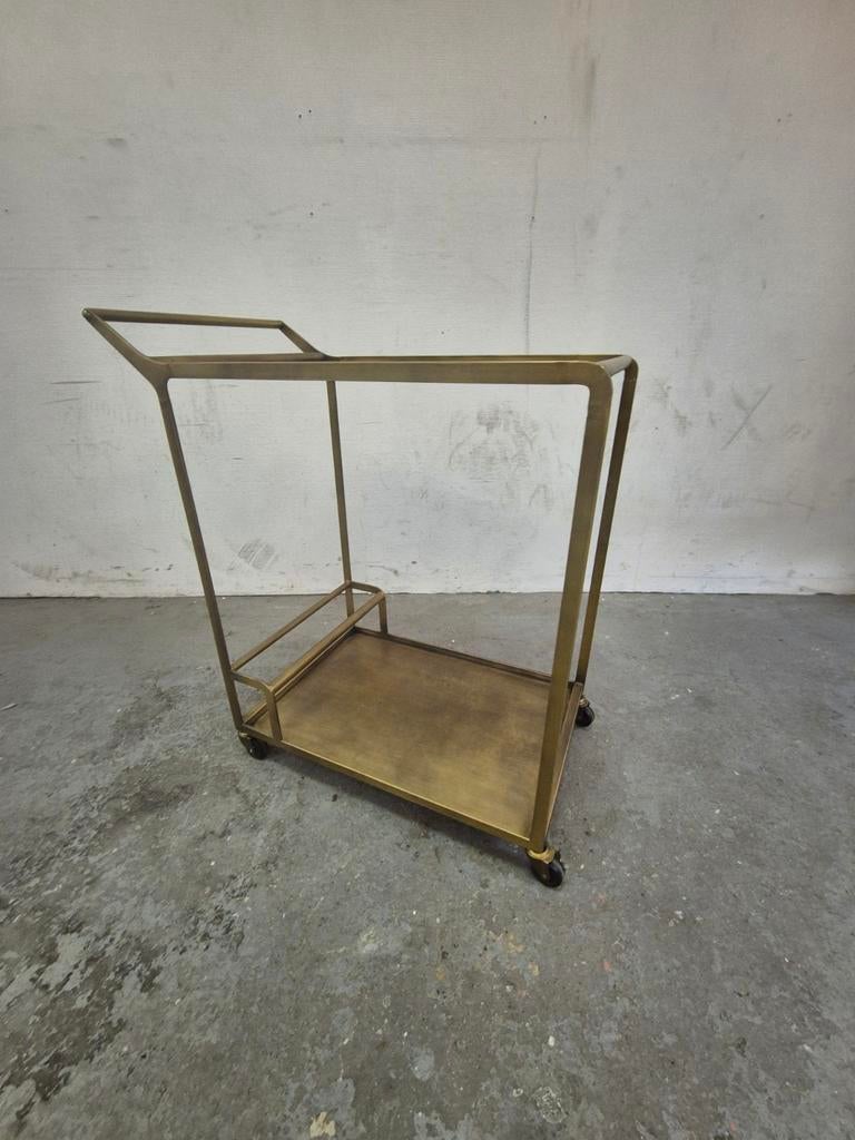 Mooie drank trolley, Ophalen, Zo goed als nieuw, Metaal, Minder dan 50 cm