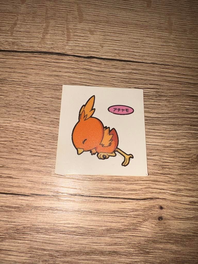 Torchic Pokémon Daiichi Pan Promo Mini Sticker Japans Ninten, Ophalen of Verzenden, Zo goed als nieuw, Sticker