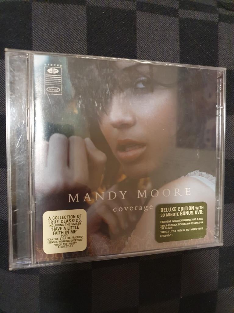 Mandy moore coverage (us) cd+dvd deluxe edition, Verzenden, Zo goed als nieuw, Poprock