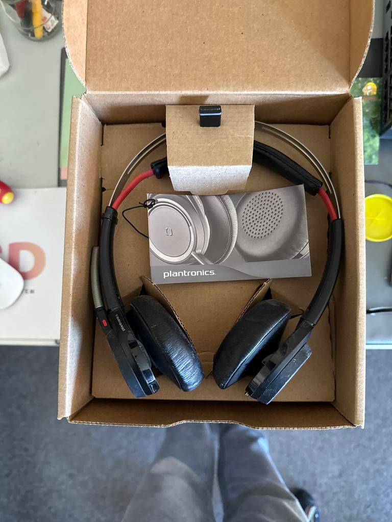 Plantronics Voyager Focus UC Headset - Zo goed als nieuw, Audio, Tv en Foto, Koptelefoons, Overige merken, Zo goed als nieuw, Draadloos