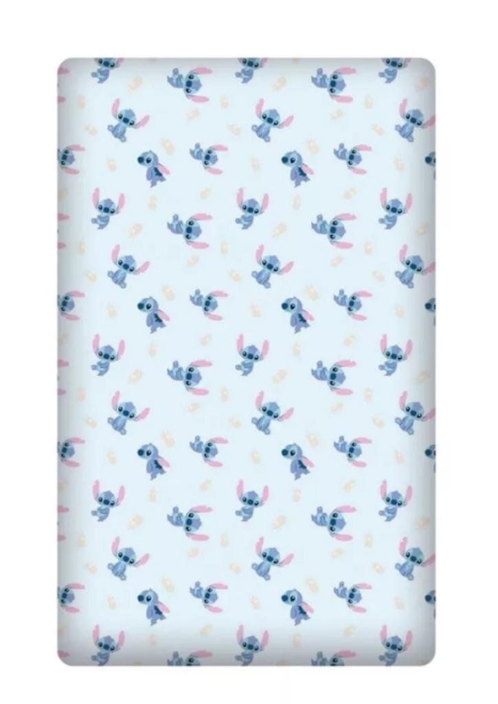 Stitch Hoeslaken 90x200 cm - Disney, Kinderen en Baby's, Kinderkamer | Beddengoed, Hoeslaken of Sloop, Nieuw, Ophalen of Verzenden