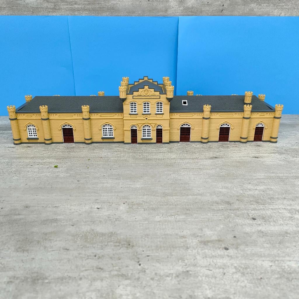 modeltrein Station Valkenburg 3D Geprint, Gelijkstroom, Brug, Tunnel of Gebouw, Nieuw, Ophalen of Verzenden