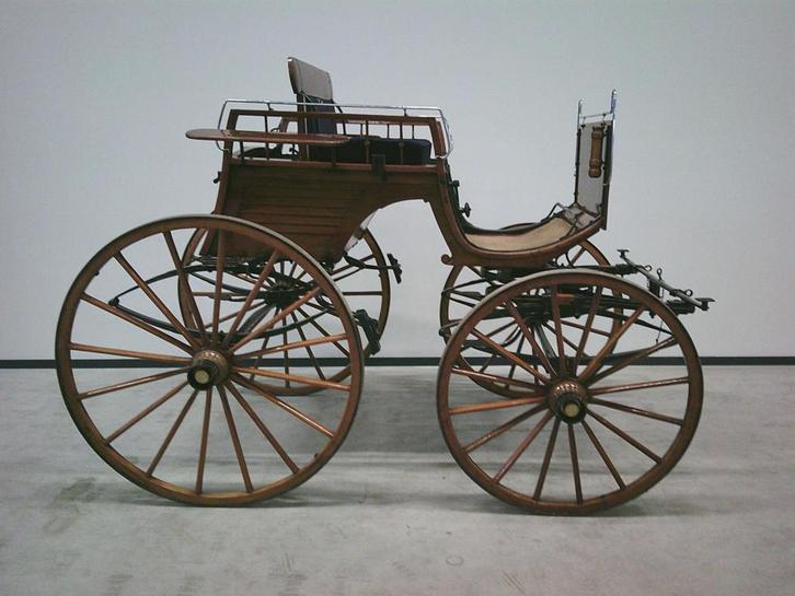 Antiek rijtuig Dos a Dos. Zeer nette staat., Dieren en Toebehoren, Rijtuigen en Koetsen