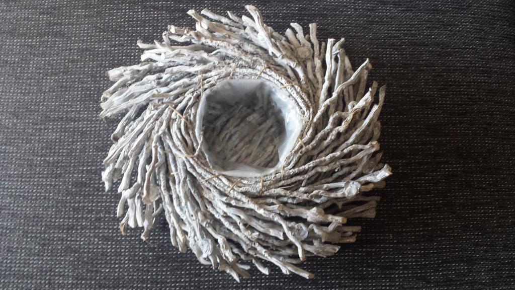 Bloempot botai landelijk, Ophalen of Verzenden, Zo goed als nieuw, Overige materialen