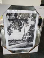 NIeuw! Spiegellijst met prent Parijs. Afmeting 90cm x 70, Ophalen