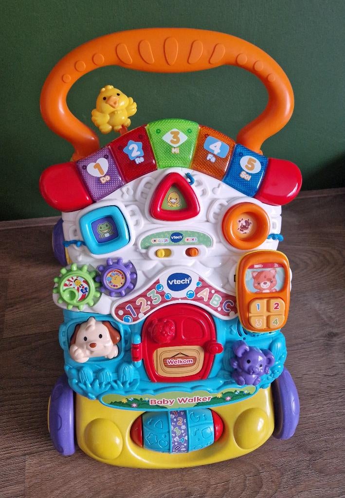 V Tech 2 in 1 baby walker, Kinderen en Baby's, Speelgoed | Vtech, Ophalen, Zo goed als nieuw, 6 maanden tot 2 jaar