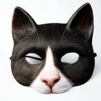 Kat Masker Katten Dier Dieren Cosplay Carnaval, Verzenden, Nieuw, Feestartikel, Overige