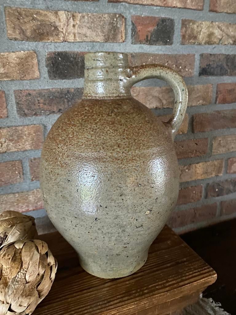 Brocante oude Gres kruik, Antiek en Kunst, Ophalen of Verzenden