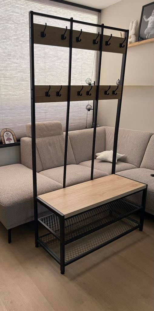 Compacte garderobe, Huis en Inrichting, Woonaccessoires | Kapstokken, Ophalen, Gebruikt, Staande kapstok, 150 tot 200 cm