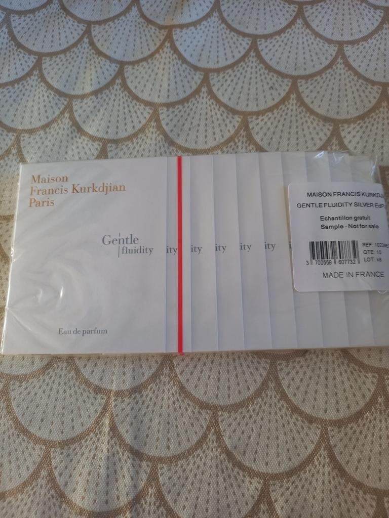 10 proefjes Gentle Fluidity Silver Maison Francis Kurkdjian, Ophalen of Verzenden, Nieuw