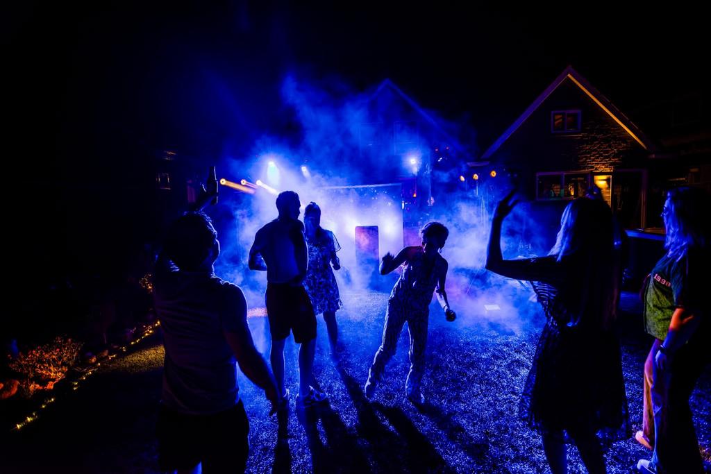 Professionele Licht- en Rookmachine Set voor Feesten, Muziek en Instrumenten, Licht en Laser, Ophalen, Gebruikt, Licht, Geluidgestuurd