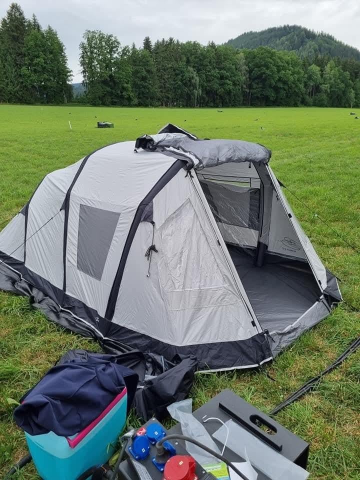 Opblaasbare tent airwafe., Caravans en Kamperen, Ophalen of Verzenden