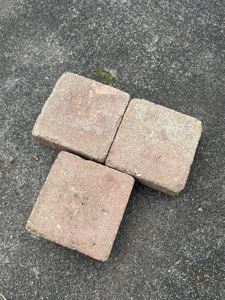 betontegels 15x15 cm, Ophalen, Gebruikt, Klinkers, Minder dan 5 m²