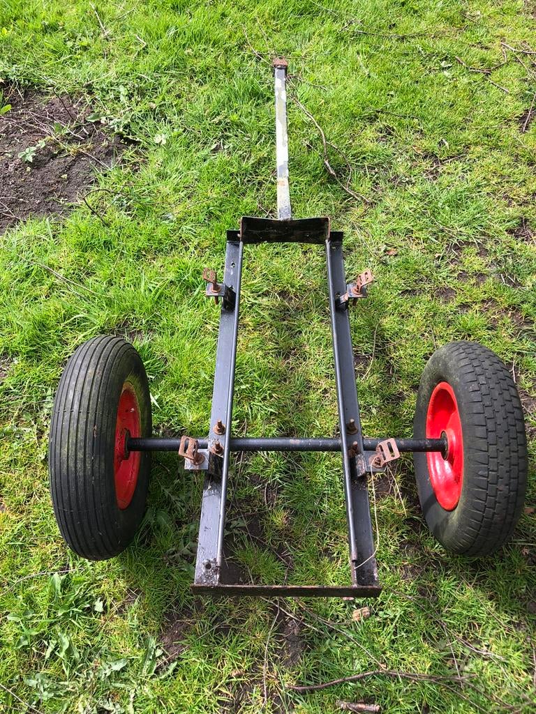 kar voor achter zitmaaier of skelter, skelterkar, Ophalen, Gebruikt, Overige merken