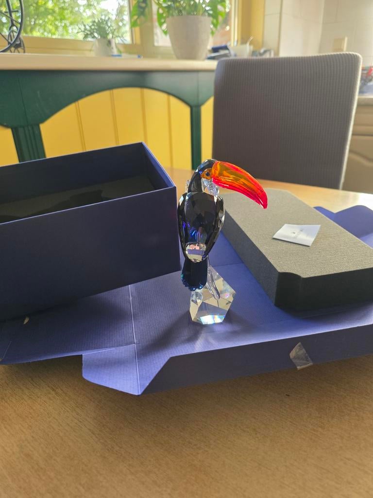 Swarovski toekan, Verzamelen, Swarovski, Ophalen, Zo goed als nieuw, Figuurtje