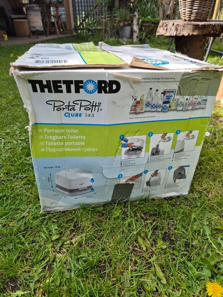 Porta potti qube 145, Caravans en Kamperen, Kampeeraccessoires, Ophalen of Verzenden, Zo goed als nieuw